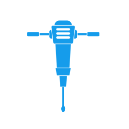 Mining Hammer Drill Icon — Geebung & Rocklea QLD — Brisbane Scrap Metals & Wreckers Pty Ltd