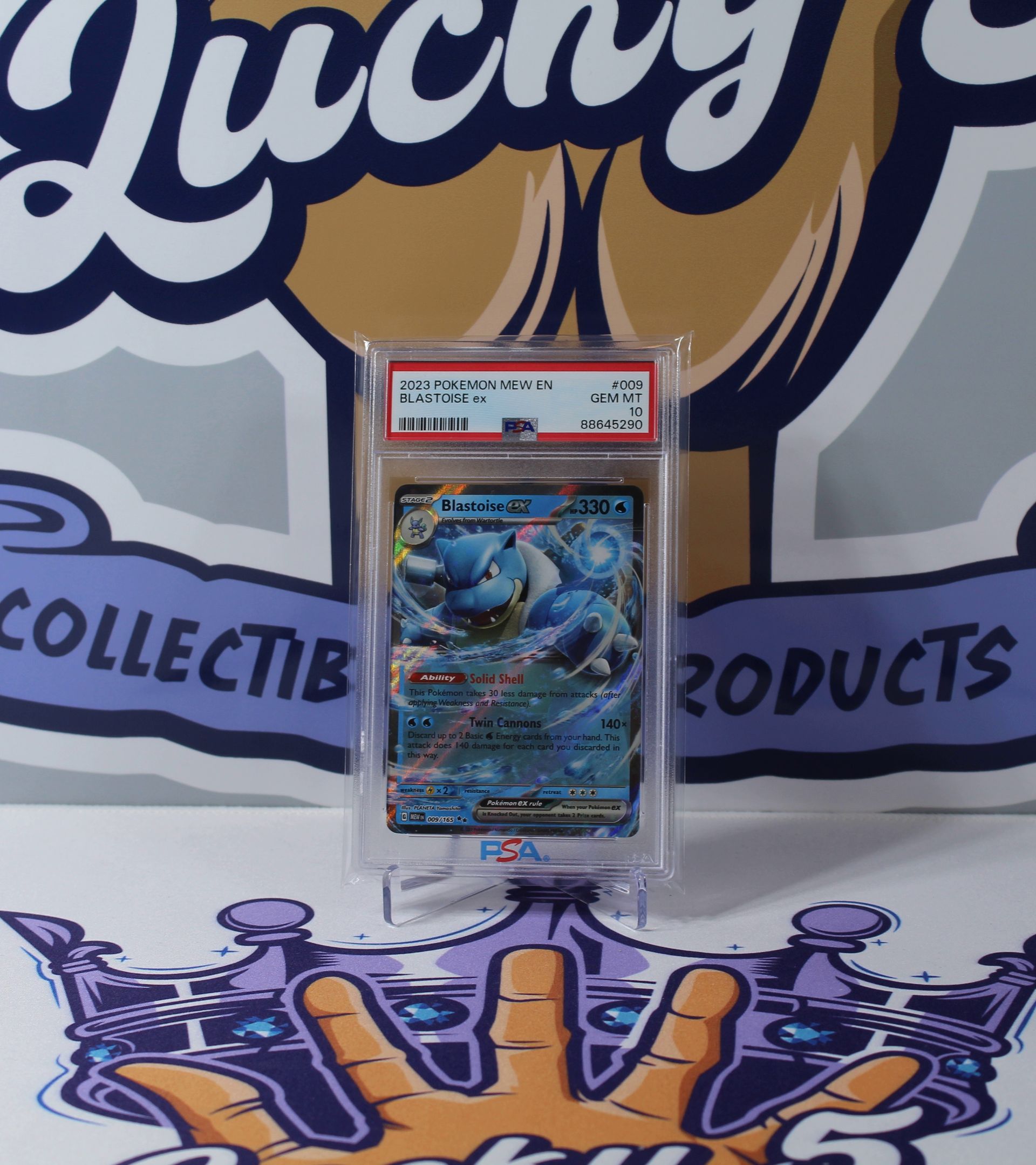 PME00016-2023 Pokémon S&V 151 Blastoise Ex Gem Mint PSA 10