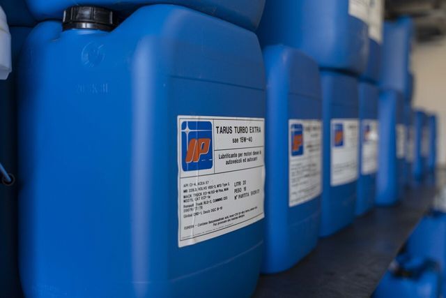 bottles of diesel