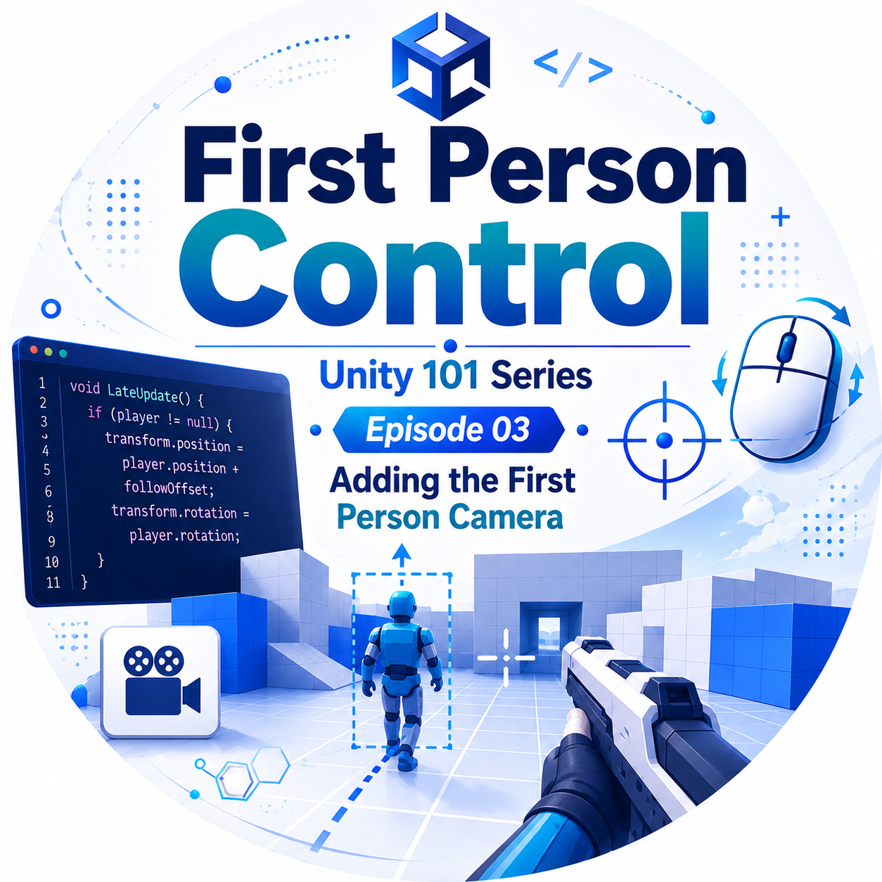 First Person Control Ep. 3 | Unity 101 Series
