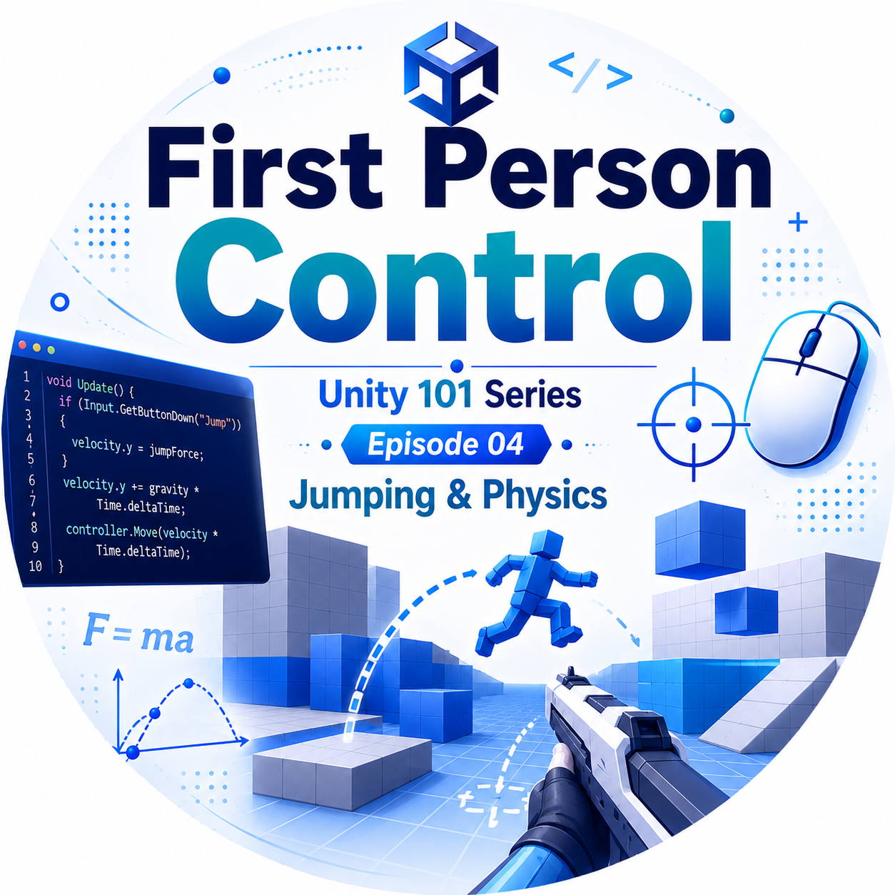 First Person Control Ep. 4 | Unity 101 Series