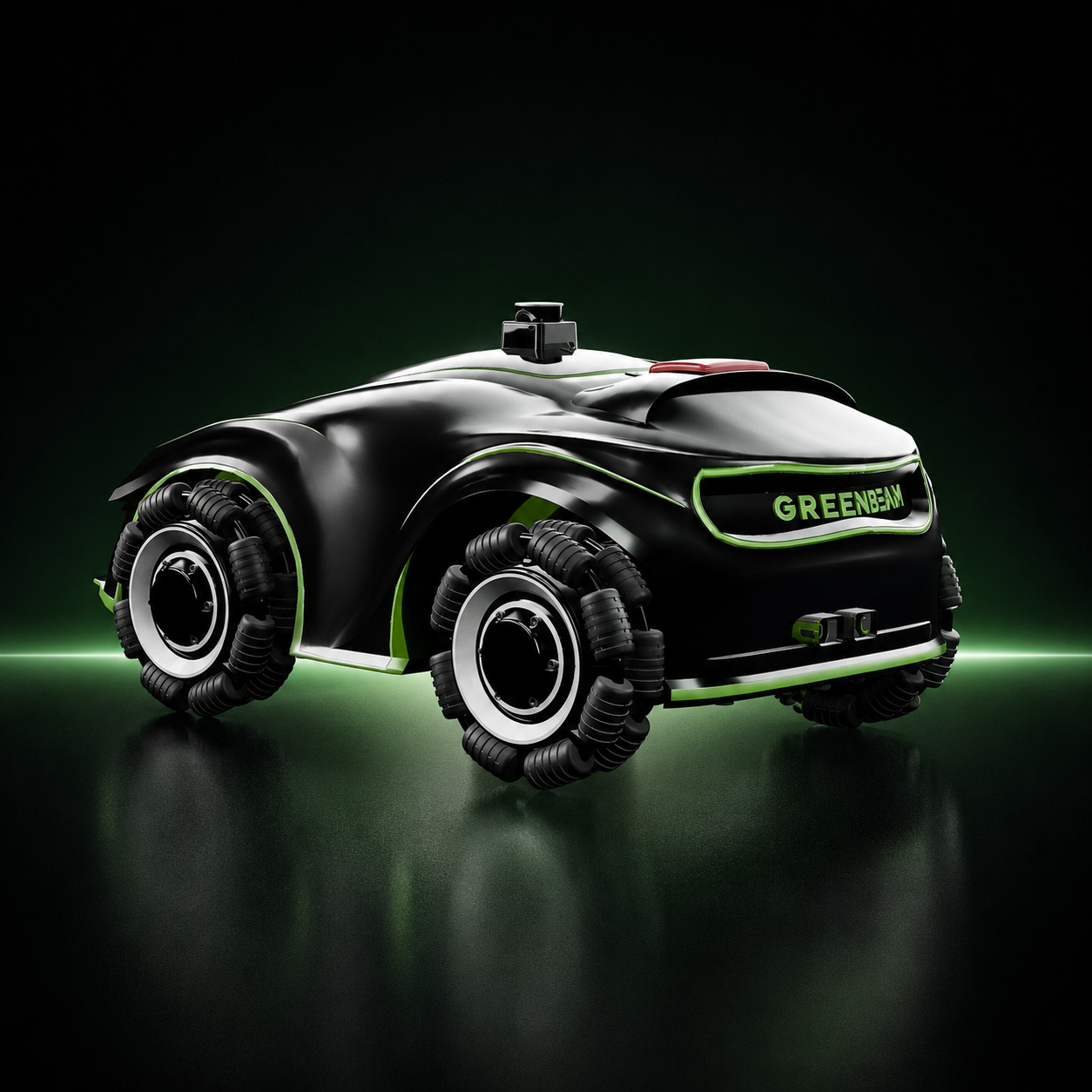 GreenBeam robot rear three-quarter product view