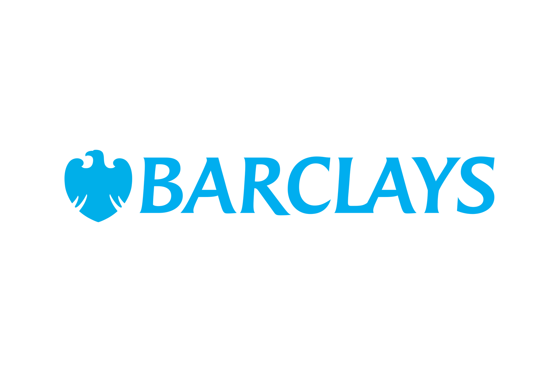 Barclays logo: a blue eagle symbol next to the word 