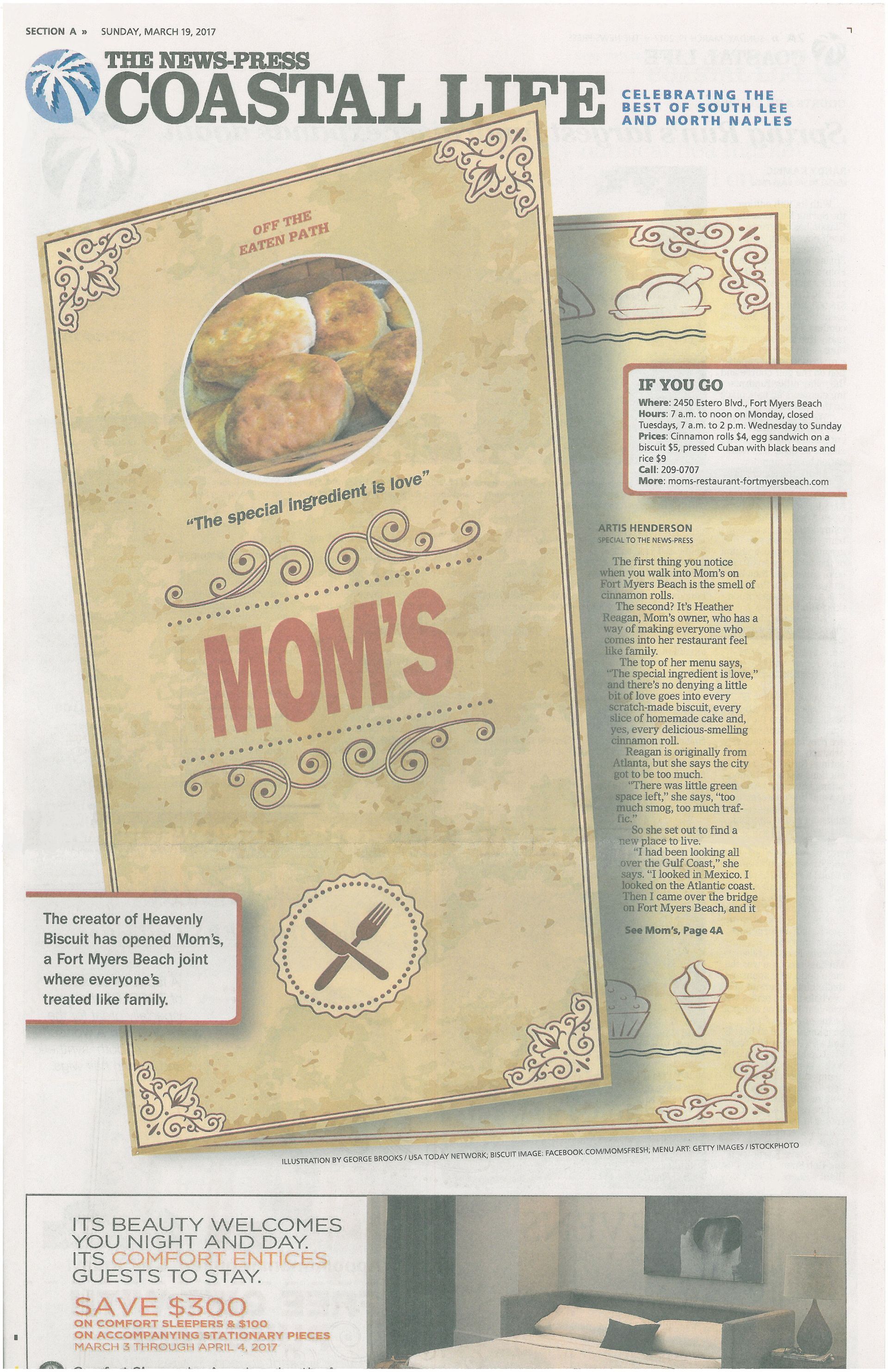 Newspaper ad: 