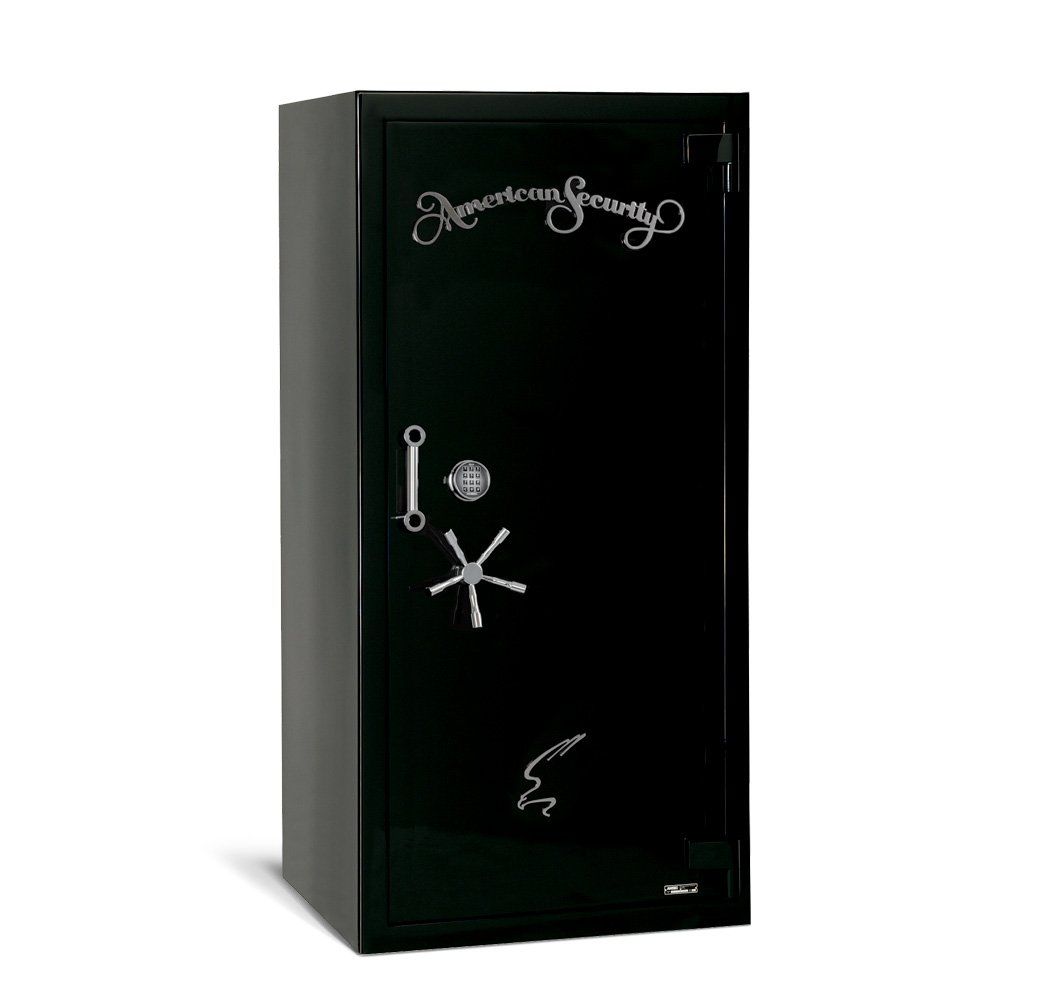A black ammunition safe with a starfish on it