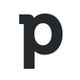 A dark gray lowercase letter 