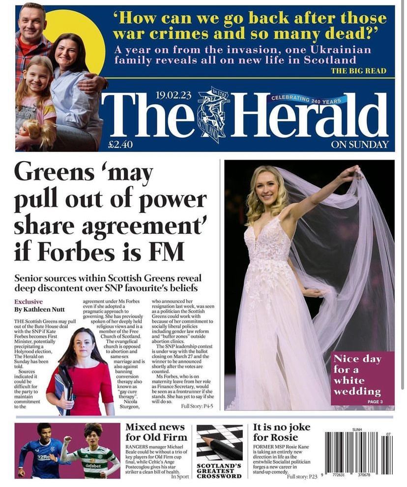 Gillian Cheung Model, Newspaper Front Cover