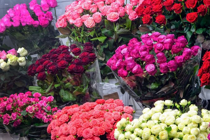 fiori pronti per la vendita