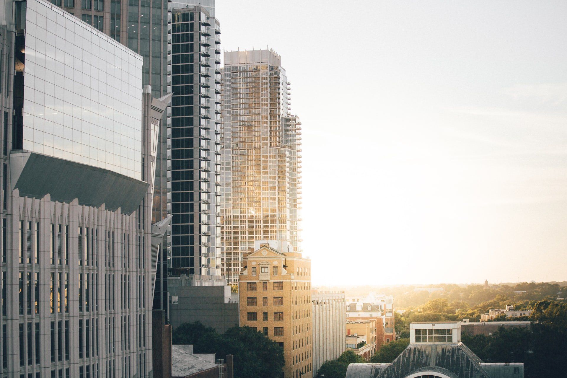 high-rise buildings in Charlotte