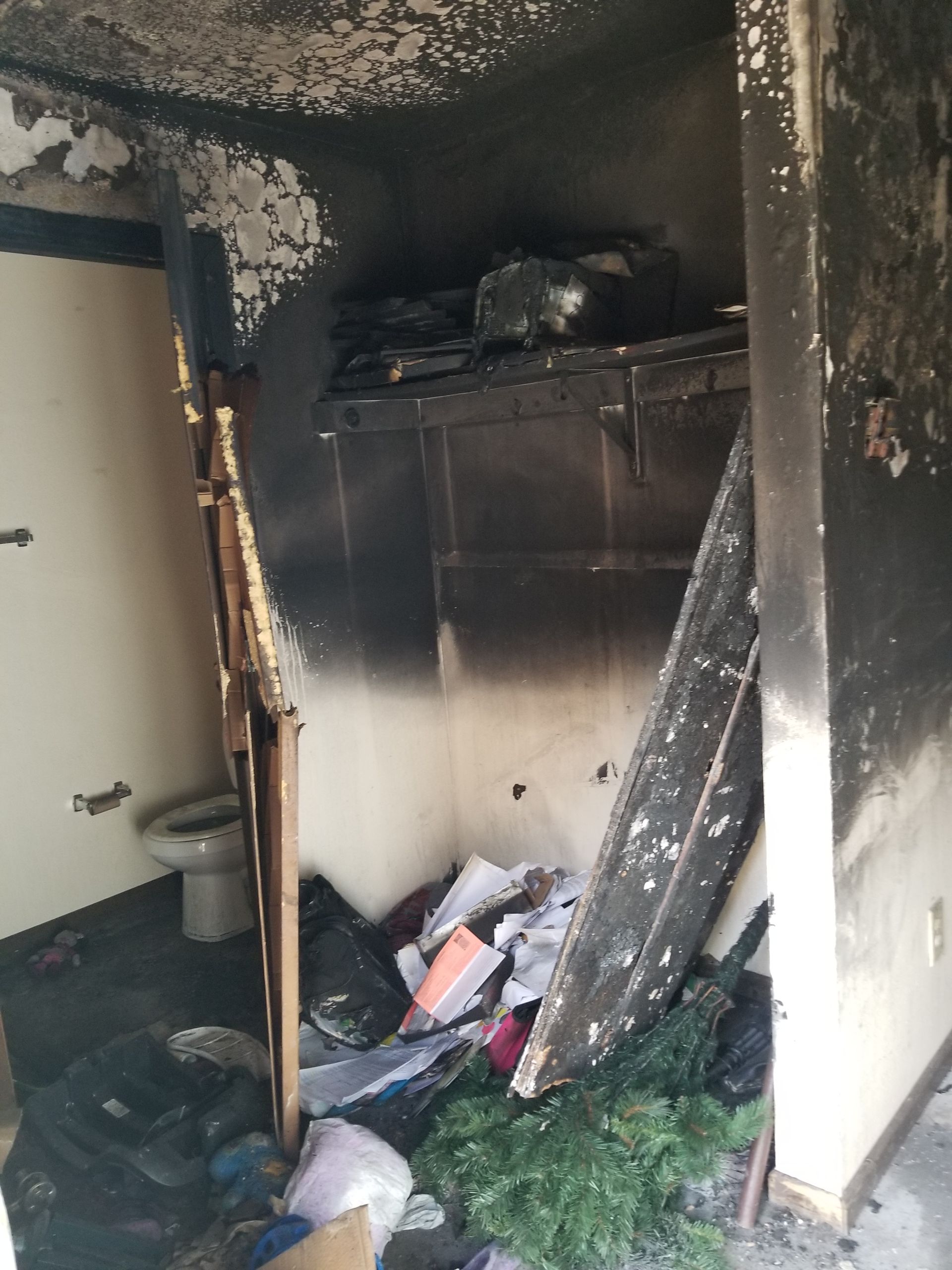 ND construction company after a fire
