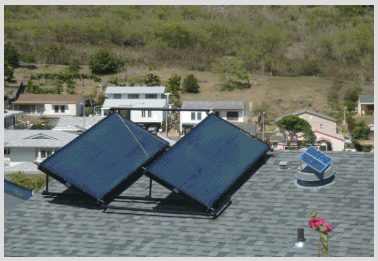 Two Solar Panels On Grey Roof - Honolulu, HI - Solar Help Hawaii