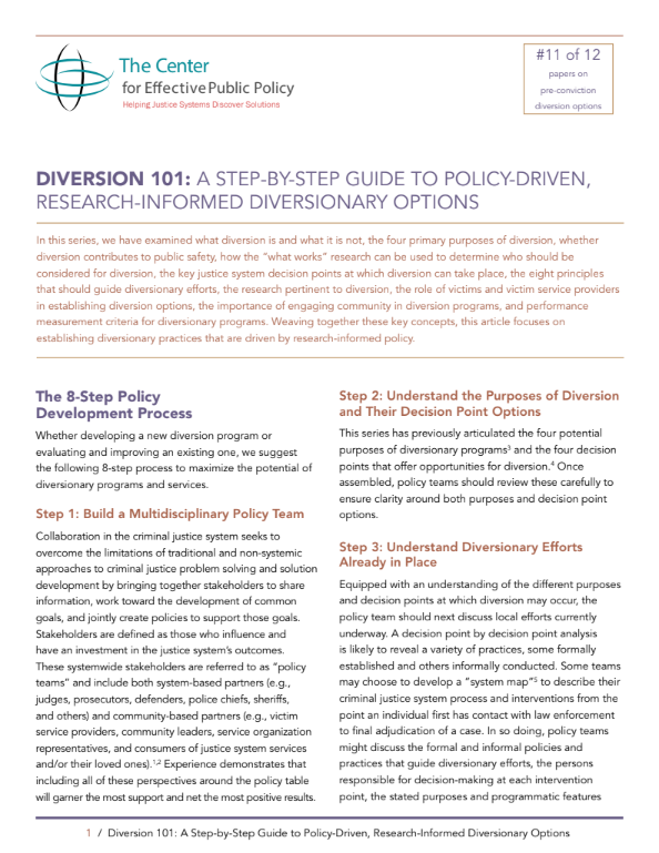 Page from a report: