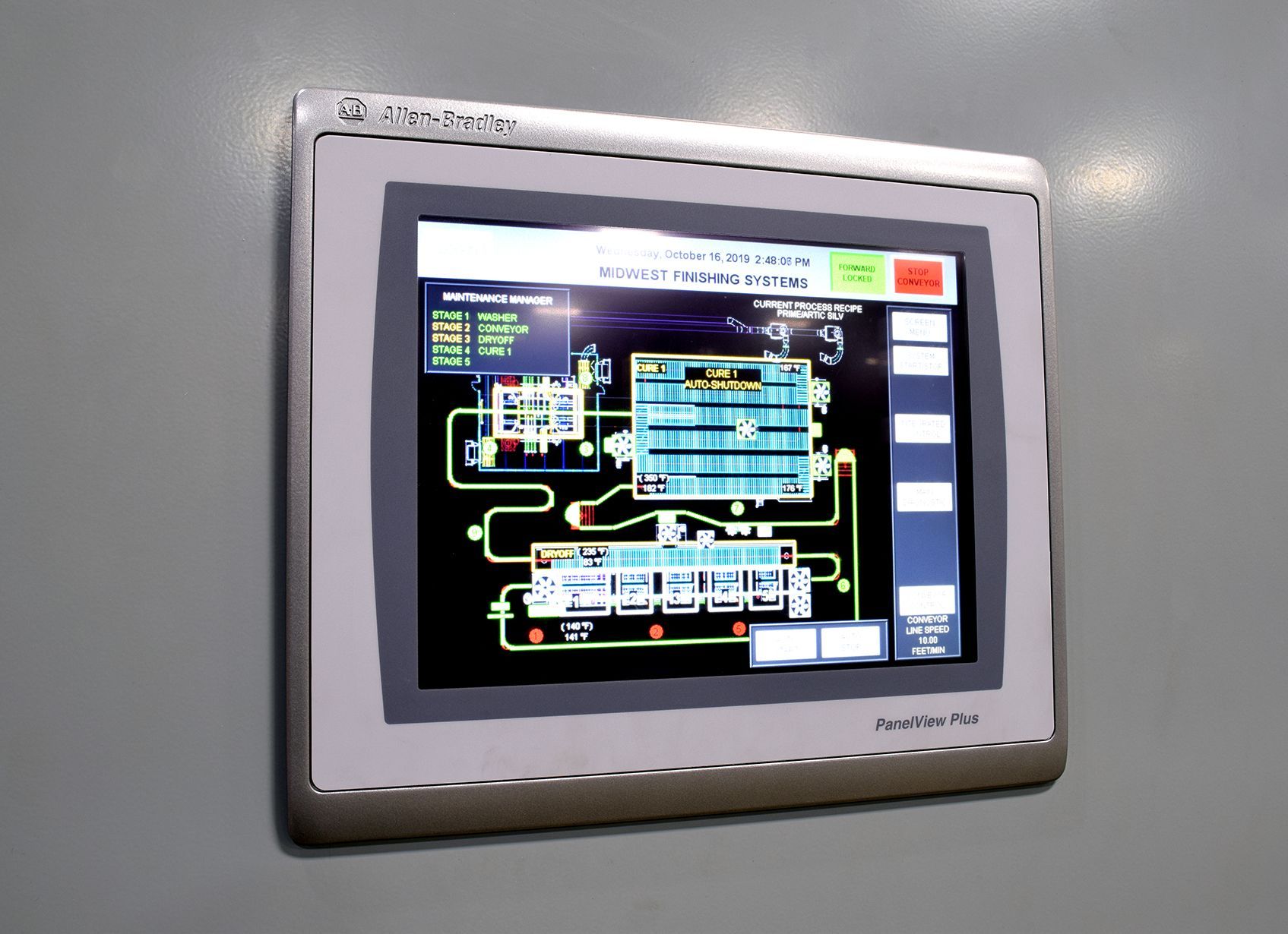 Powder Coating System Controls
