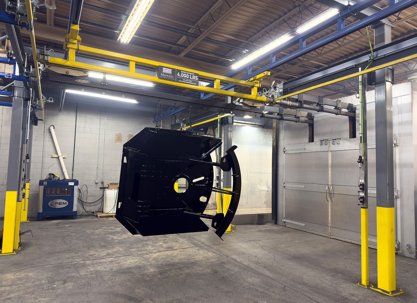 Powder Coating System For Large Parts