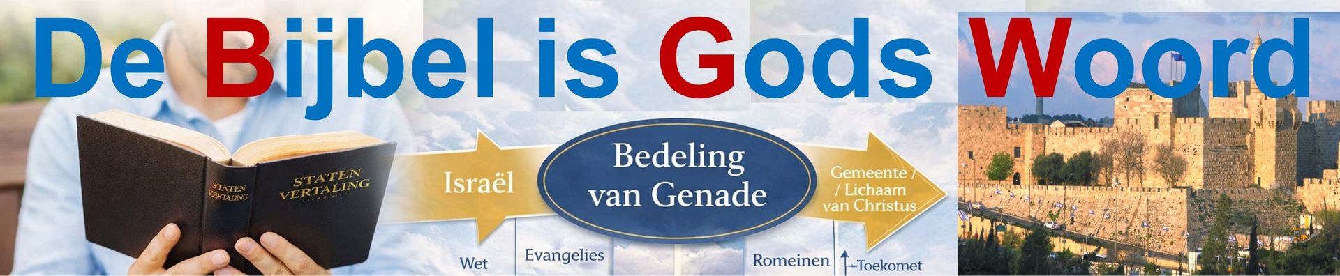 Banner met de tekst