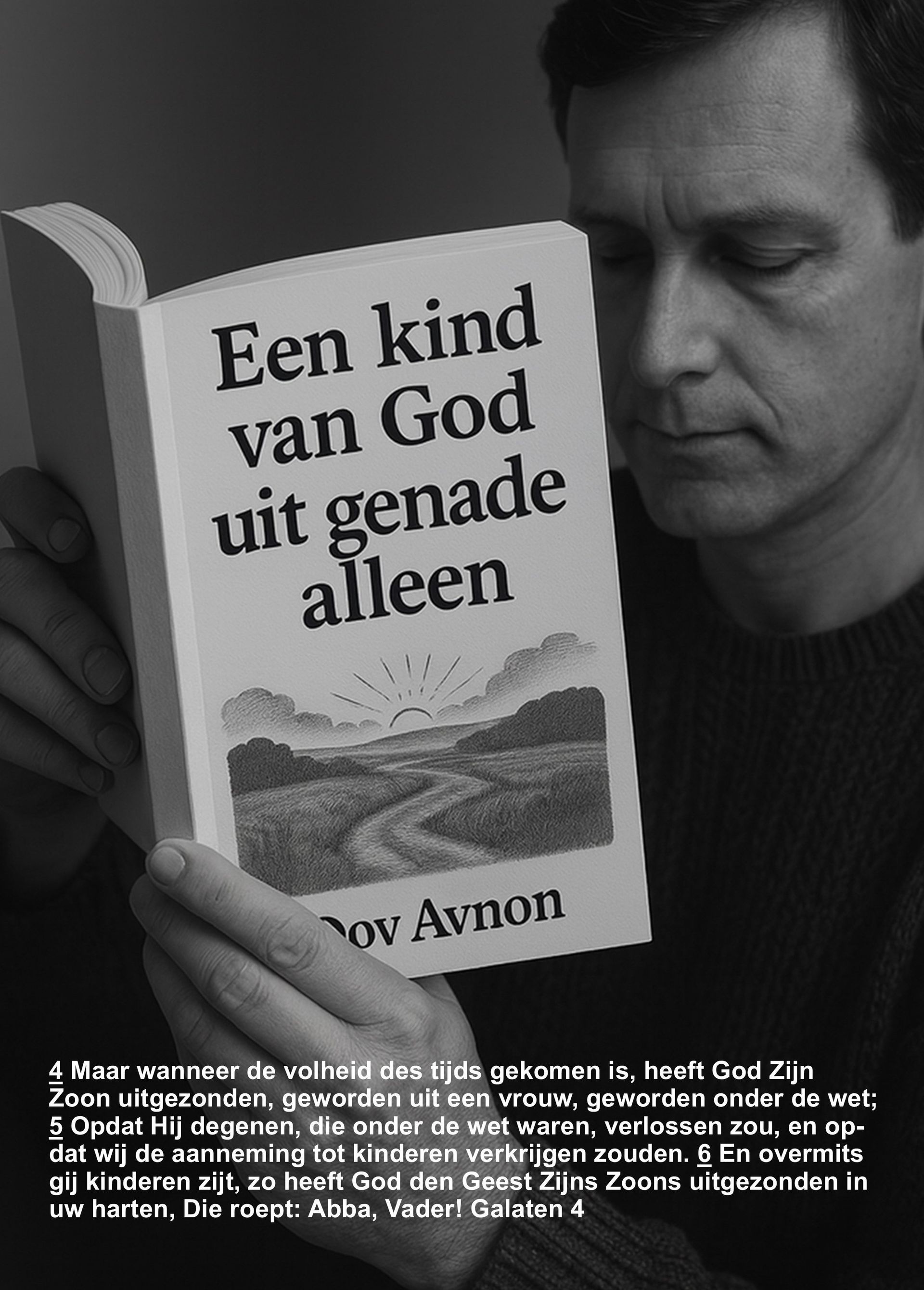 A person holds a book titled