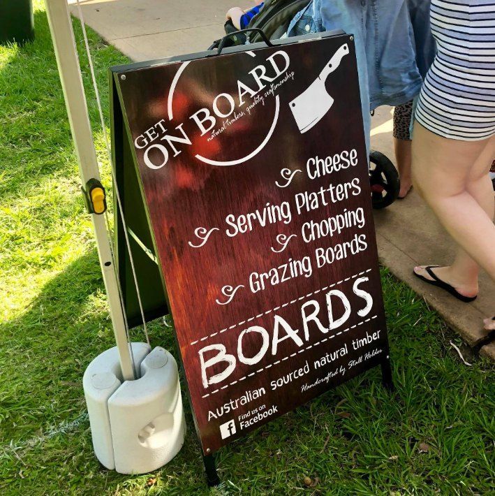 A-Frame Sign for Food — Signtek Gladstone in Gladstone Central, QLD
