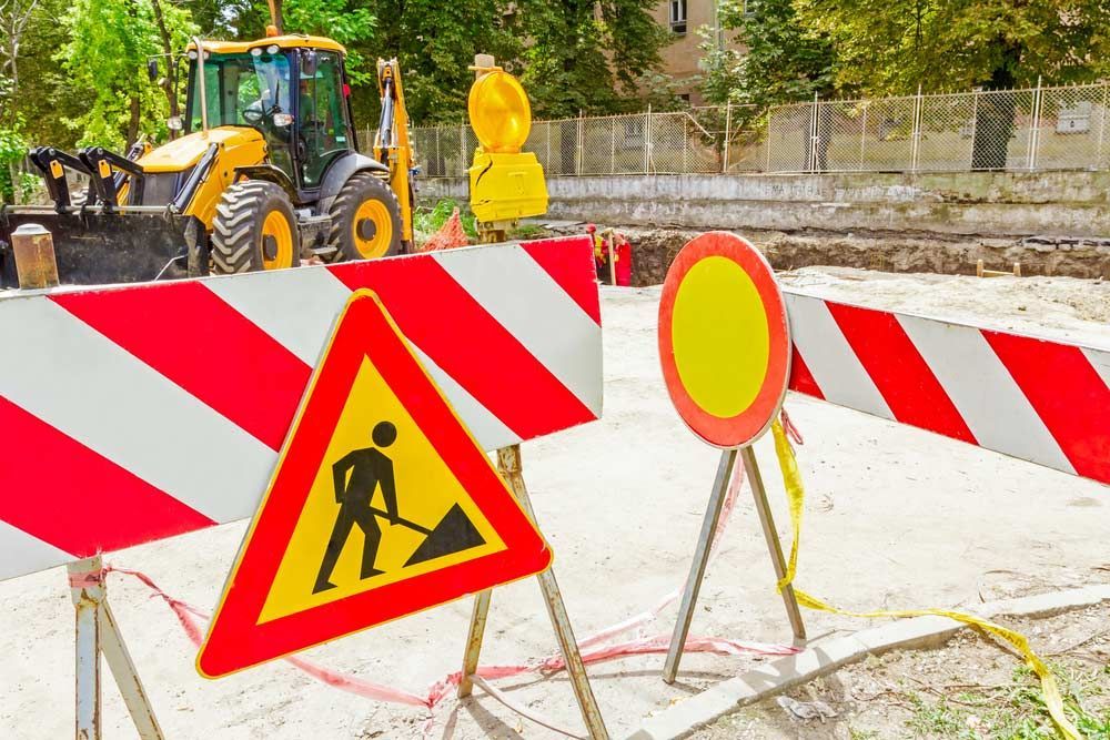 Road Construction Signage — Expert Signwriters in Gladstone Central, QLD