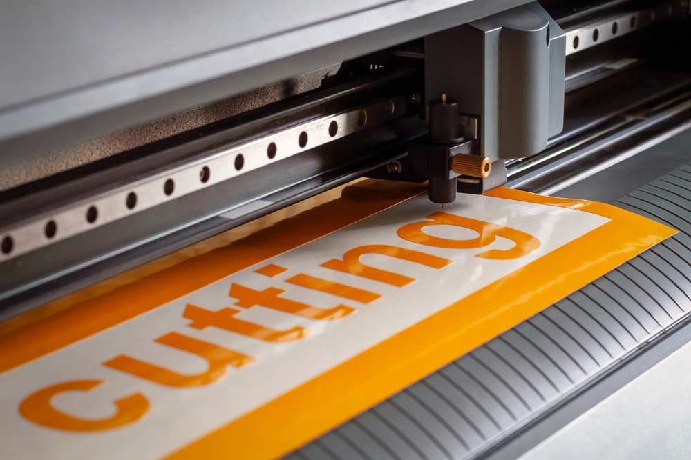 Vinyl Cutting — Expert Signwriters in Gladstone Central, QLD