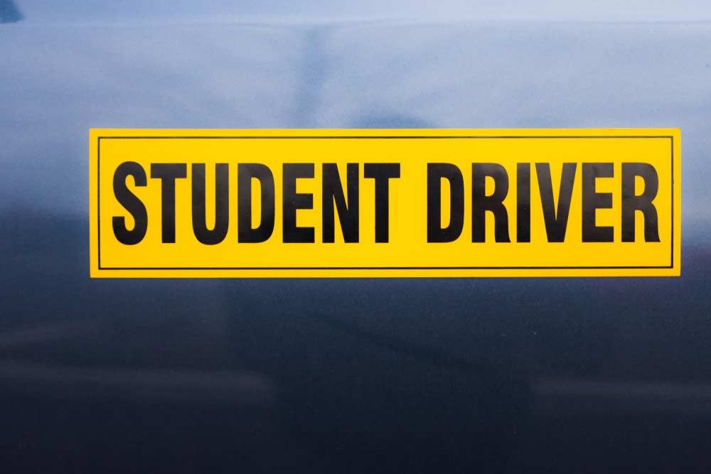 Yellow Student Driver Magnetic Sign — Expert Signwriters in Gladstone Central, QLD