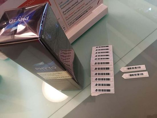 antitaccheggio per profumi