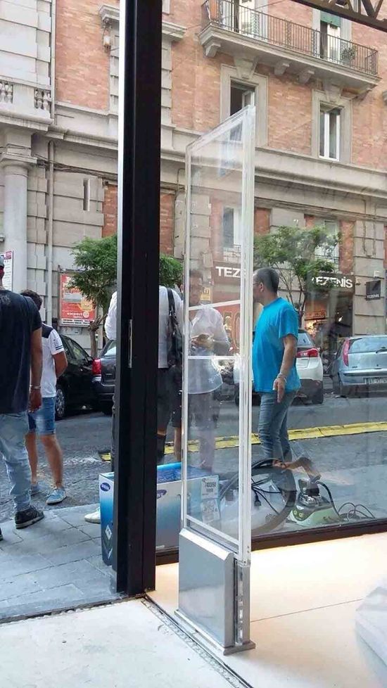 impianto di antitaccheggio personalizzato