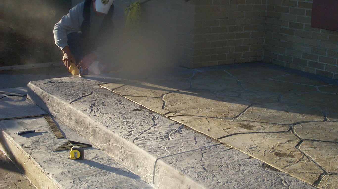 Cement Overlay Resurfacing Nashua, NH GMS Decorative Concrete