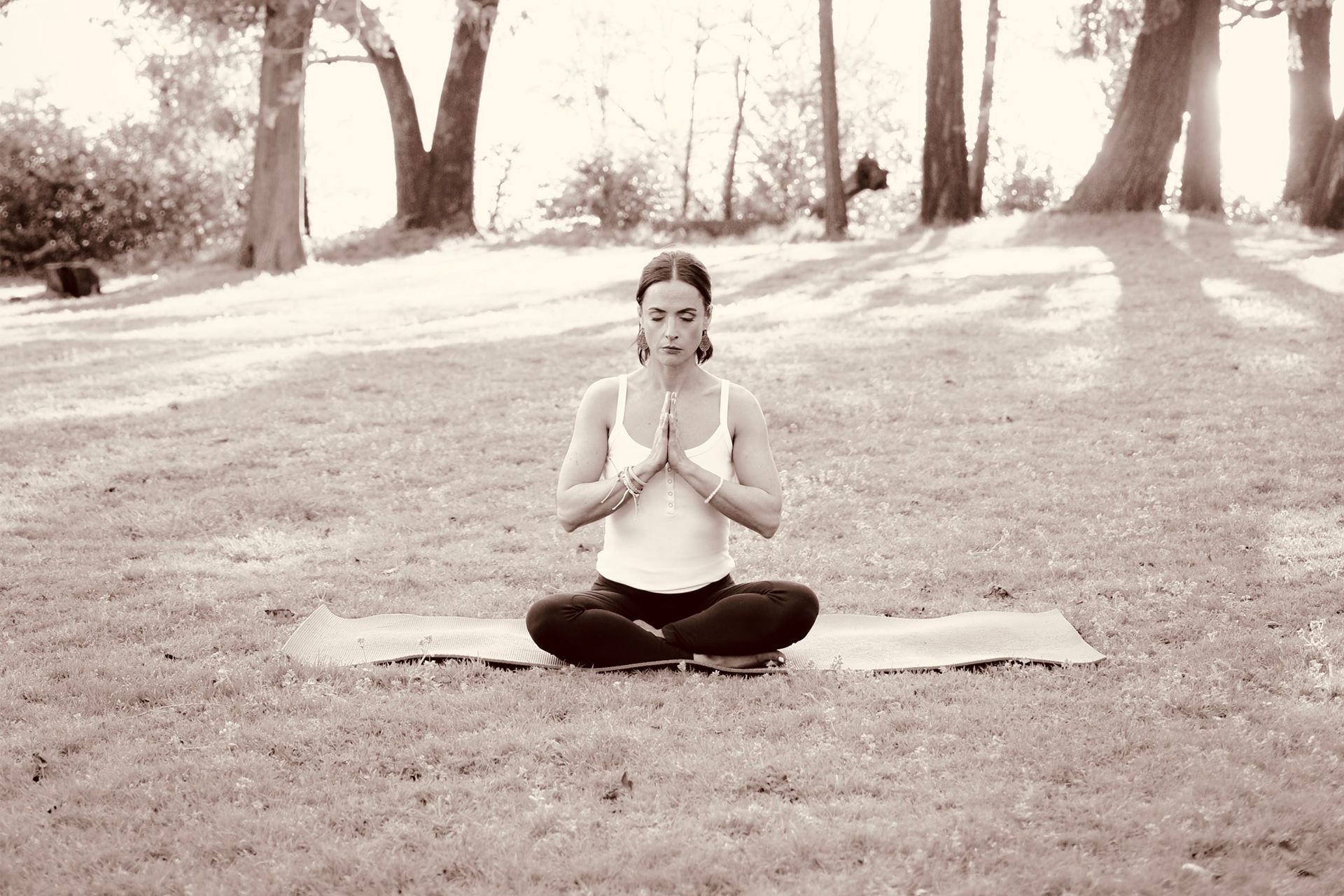 Danica Doing Meditation