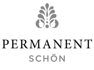 Ein schwarz-weißes Logo für dauerhafte Schönheit