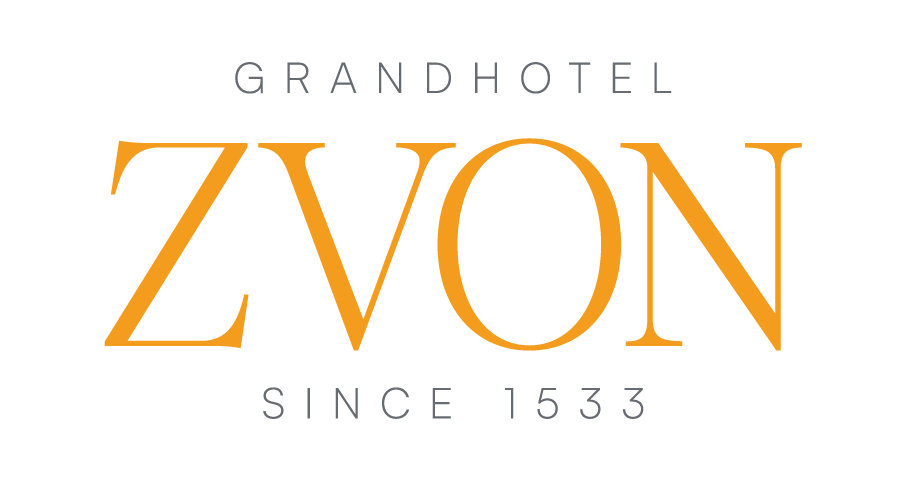 A logo for grandhotel zvon since 1633