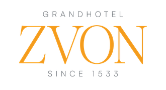 A logo for grandhotel zvon since 1633