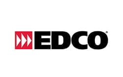 EDCO logo with red icon and black text on a white background