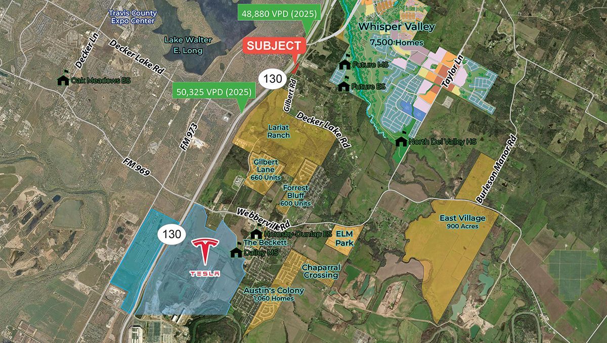 Satellite map with colored zones and labels marking a location near Quebrad? and Quinto.