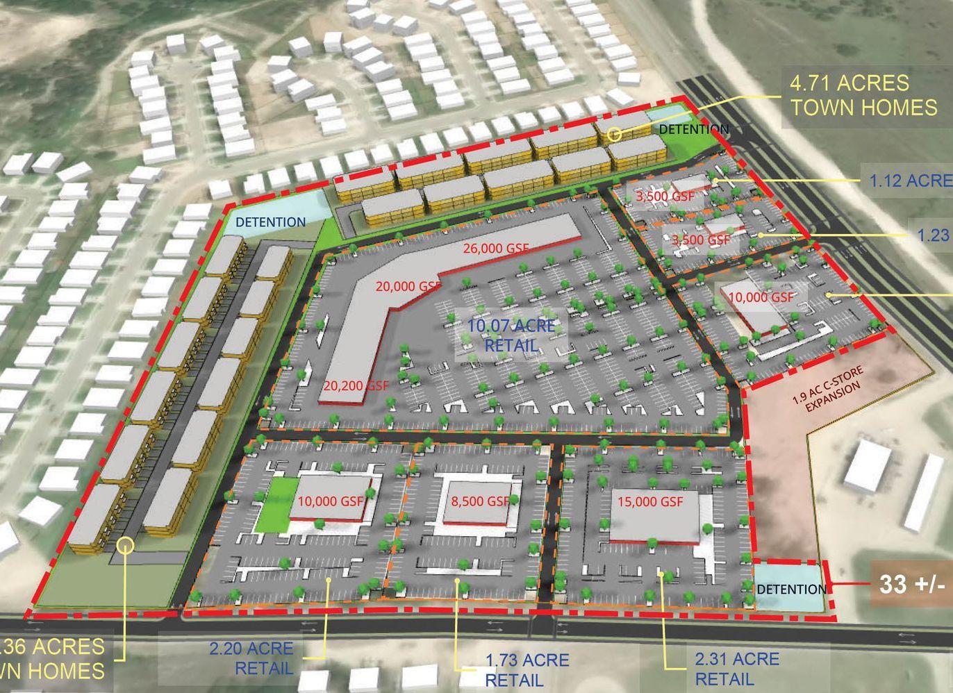 33 acres in Copperas Cove