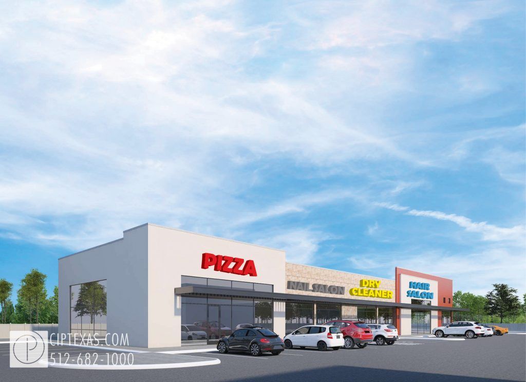 an artist 's impression of a pizza restaurant