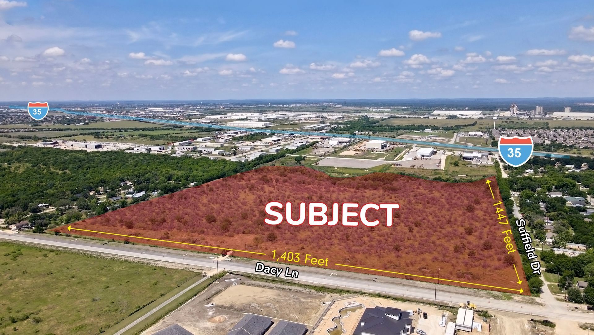 land in Buda, TX