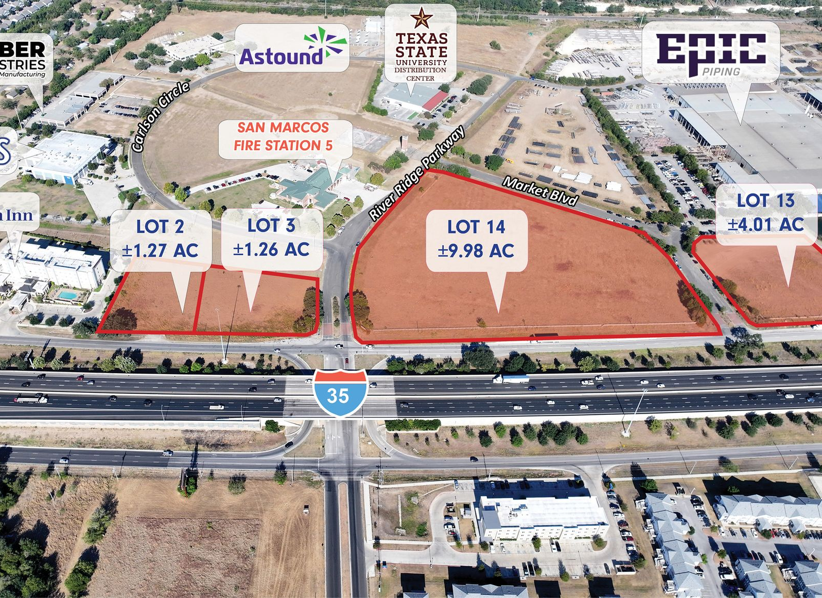 River ridge commercial lots