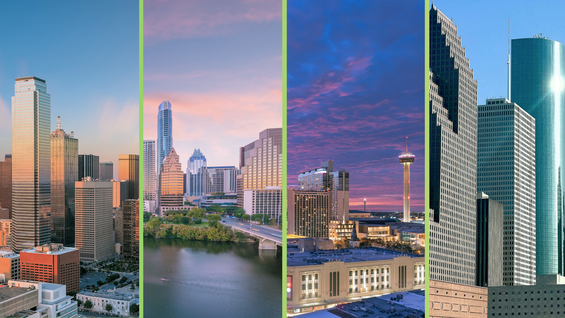 austin vs dallas vs houston vs san antonio