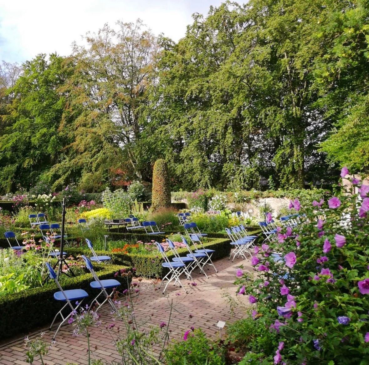 Kasteeltuin openlucht viering