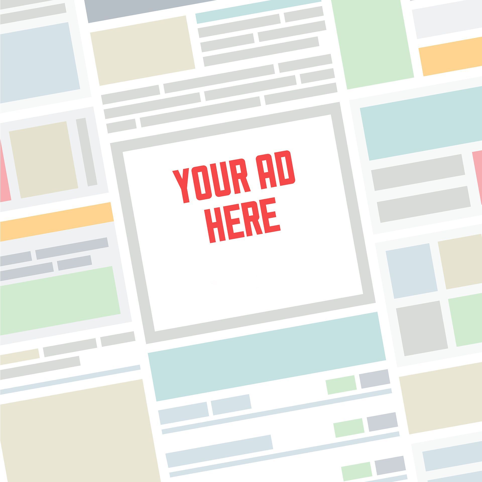 illustration of what a print ad might look like in a phonebook