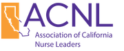 The logo for the association of california nurse leaders