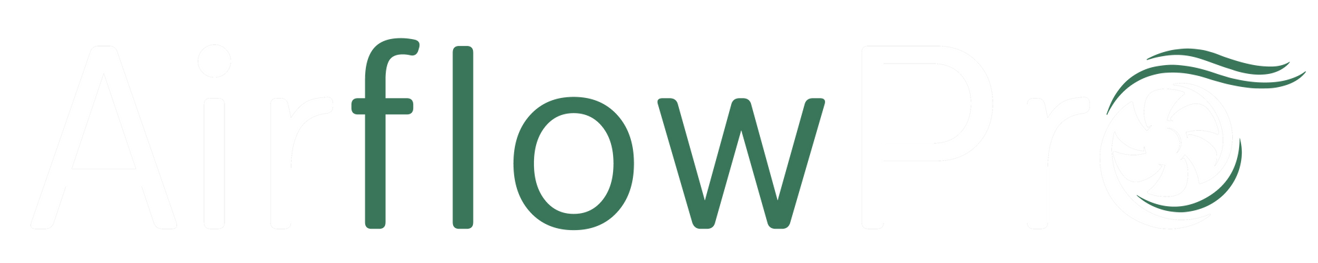 AirFlowPro Logo White and Green