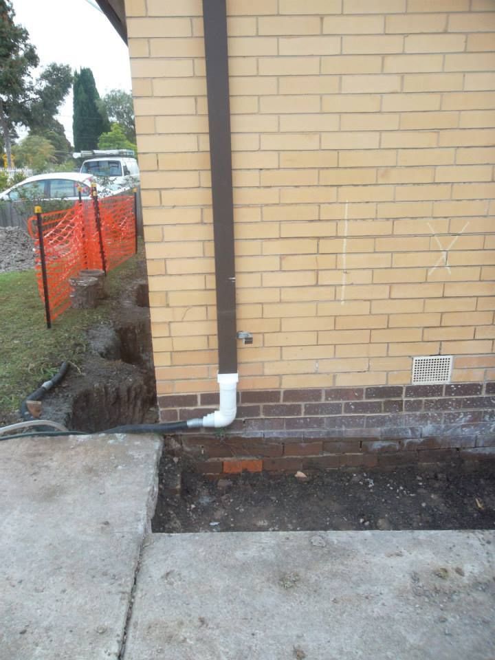 Brick Wall with Drain Pipe — Melbourne, VIC — Special Reblocking Services