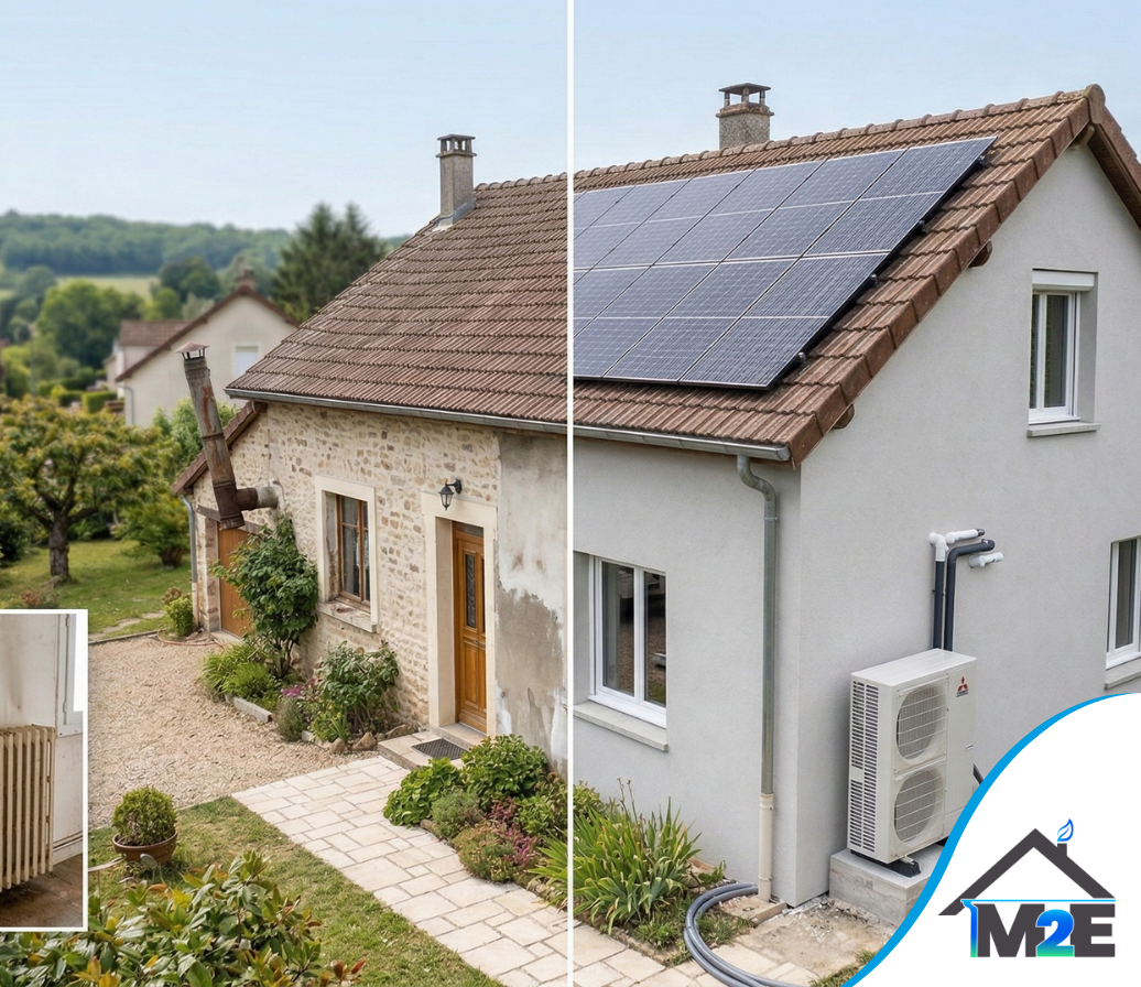 Rénovation énergétique maison : étude de cas avant après