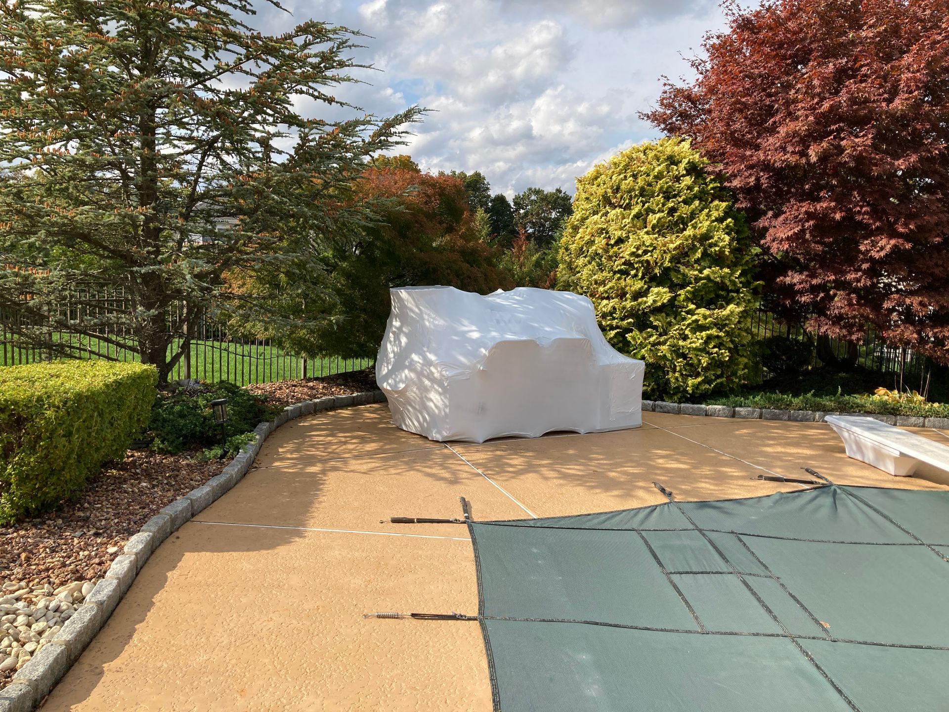 Outdoor Furniture Shrink Wrap in Marlboro NJ.