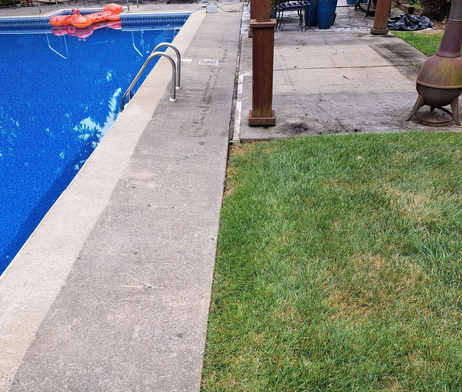 Concrete Cleaning in Jackson NJ 08527-Before