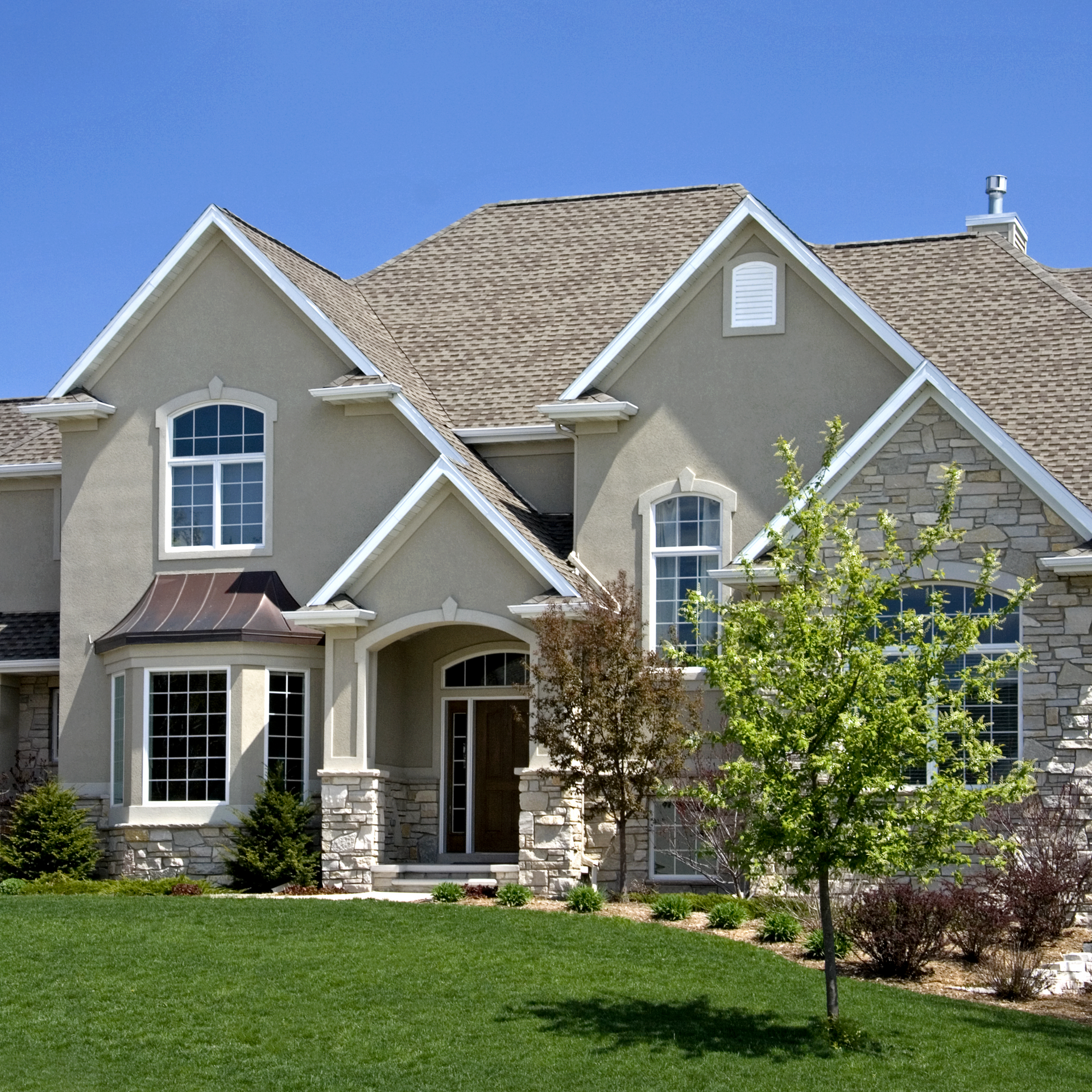 Stucco & Stone House in Monmouth County NJ