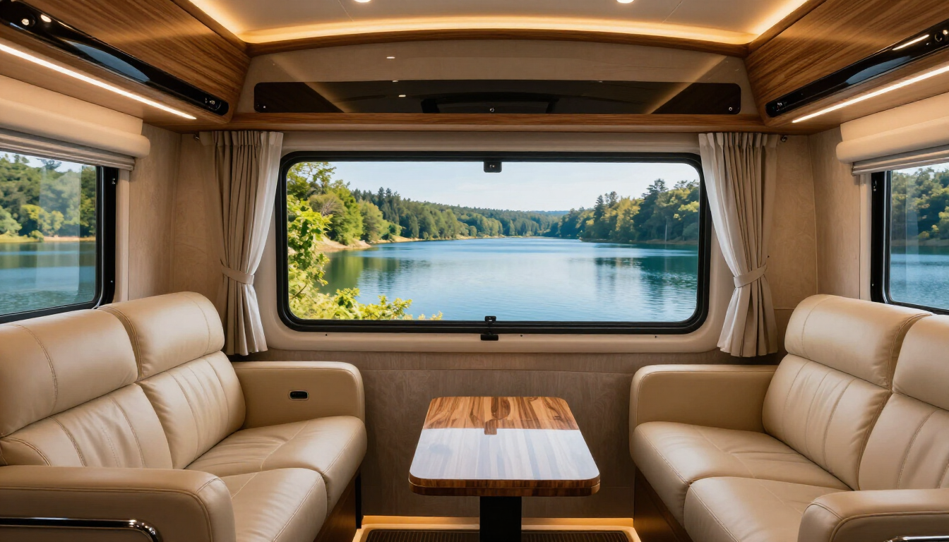 Luxury RV Interior Living