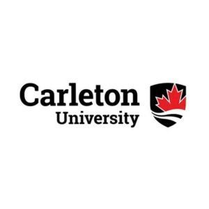 Carleton University logo: text "Carleton University" next to a black shield with a red maple leaf.