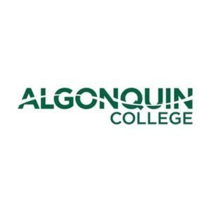 Algonquin College logo in green, with the text "ALGONQUIN" above "COLLEGE."